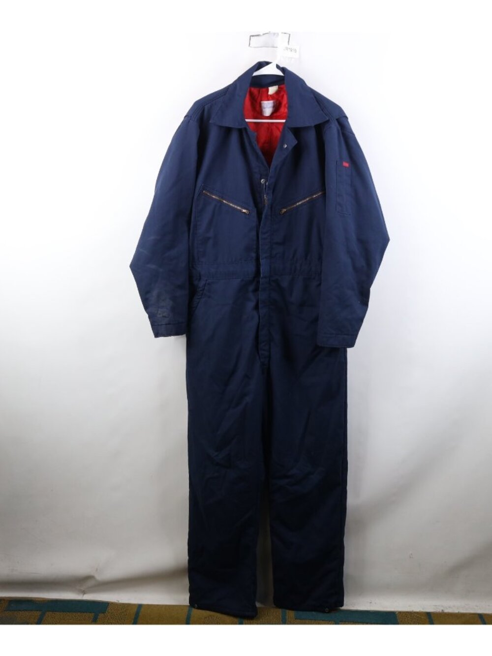 Vintage 70s Streetwear Mens 44R Distressed Insulated Coveralls Bibs Overalls USA